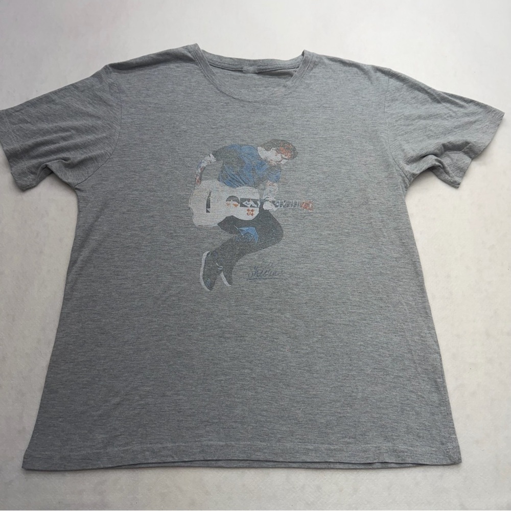Ed Sheeran Gray Tour T-Shirt Music Band Tee